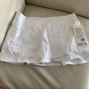 Pace rival skirt white NWT sz 10/12